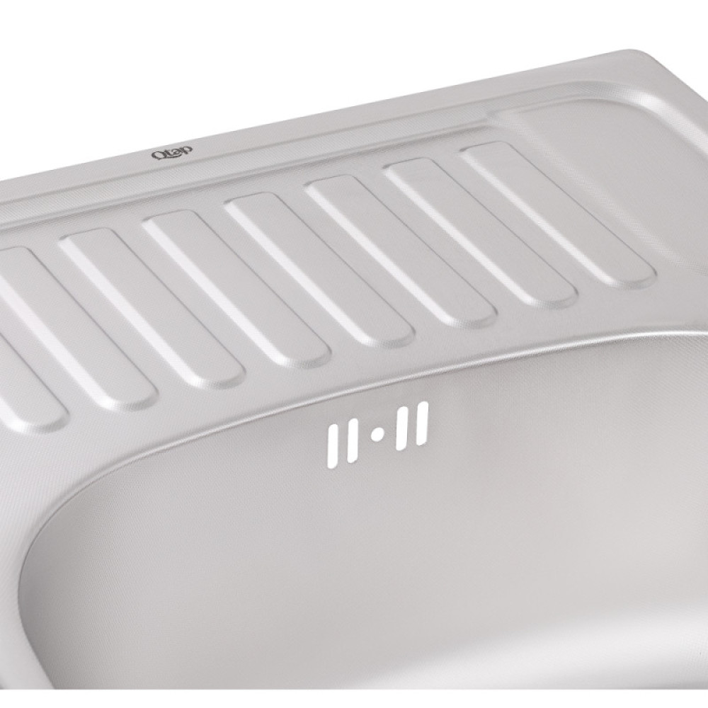 Кухонна мийка Qtap 5848 Micro Decor 0,8 мм (QT5848MICDEC08)