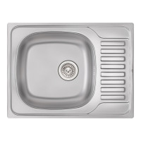 Кухонна мийка Qtap 6550 Satin 0,8 мм (QT6550SAT08)