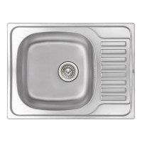 Кухонна мийка Qtap 6550 Micro Decor 0,8 мм (QT6550MICDEC08)