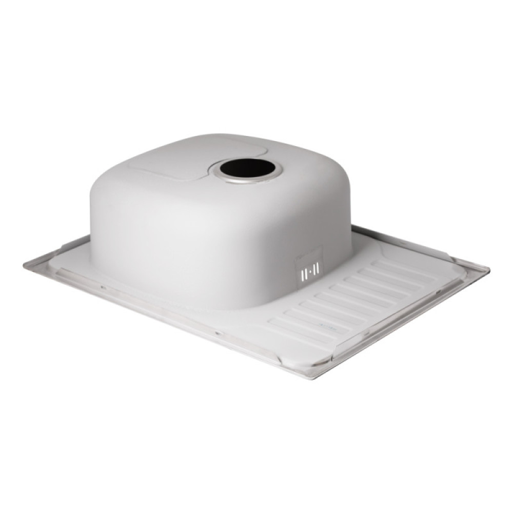 Кухонна мийка Qtap 6550 Micro Decor 0,8 мм (QT6550MICDEC08)