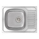 Кухонна мийка Qtap 6550 Micro Decor 0,8 мм (QT6550MICDEC08)
