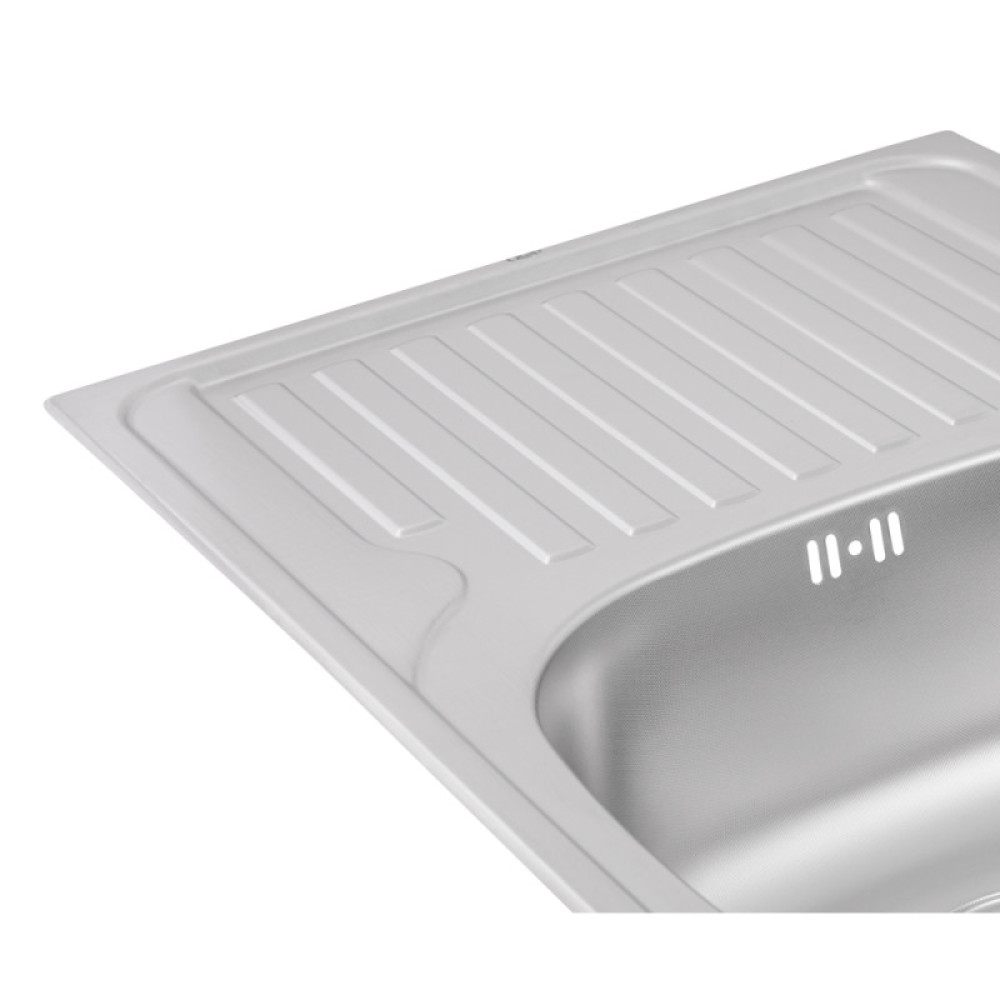 Кухонна мийка Qtap 7850 Micro Decor 0,8 мм (QT7850MICDEC08)
