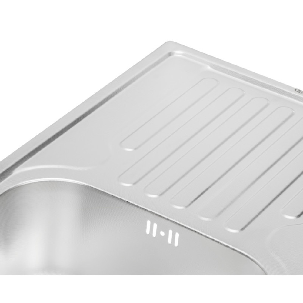 Кухонна мийка Qtap 7843 Micro Decor 0,8 мм (QT7843MICDEC08)
