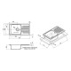 Кухонна мийка Qtap 7843 Micro Decor 0,8 мм (QT7843MICDEC08)