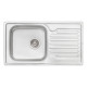 Кухонна мийка Qtap 7843 Micro Decor 0,8 мм (QT7843MICDEC08)