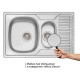 Кухонна мийка Qtap 7850-B Micro Decor 0,8 мм (QT7850BMICDEC08)