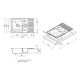Кухонна мийка Qtap 7850-B Micro Decor 0,8 мм (QT7850BMICDEC08)