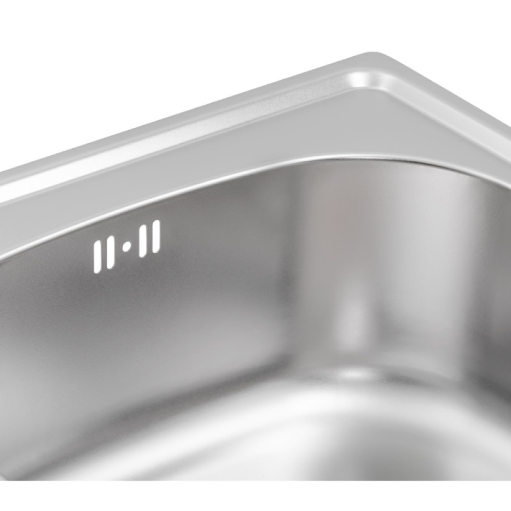 Кухонна мийка Qtap 5047 Satin 0,8 мм (QT5047SAT08)