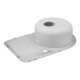 Кухонна мийка Qtap 6744L Satin 0,8 мм (QT6744LSAT08)