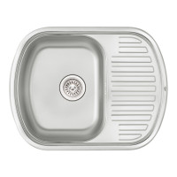 Кухонная мойка Qtap 6349 Satin 0,8 мм (QT6349SAT08)