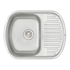 Кухонная мойка Qtap 6349 Satin 0,8 мм (QT6349SAT08)