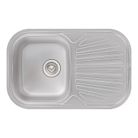 Кухонна мийка Qtap 7448 Micro Decor 0,8 мм (QT7448MICDEC08)