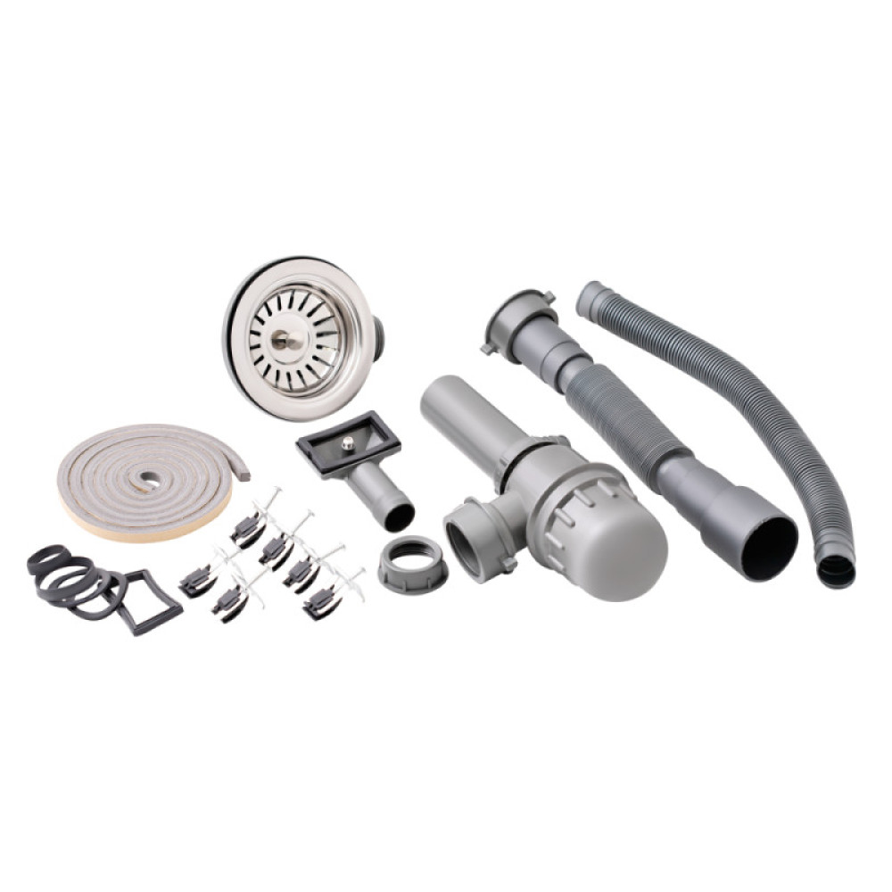 Кухонна мийка Qtap 9550 Satin 0,8 мм (QT9550SAT08)