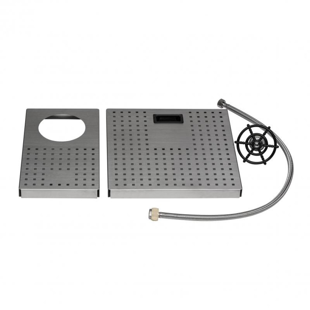 Кухонна мийка з кришкою і омивачем Qtap DC5638 3.0 / 1.2 мм Satin (QTDC56383012)
