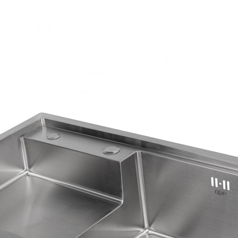 Кухонна мийка Qtap D7848-R 3.0 / 1.2 мм Satin (QTD7848R3012)