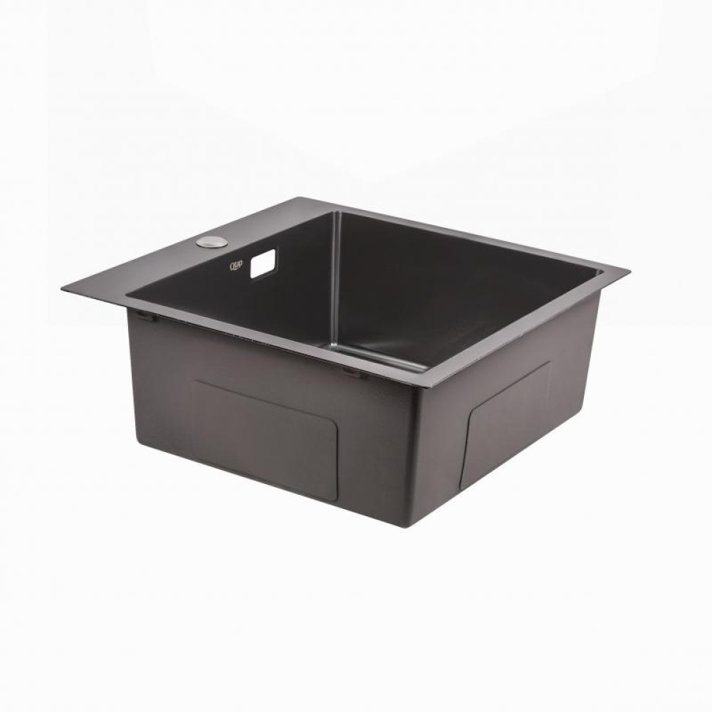 Кухонна мийка Qtap DK5050BL 2.7 / 1.0 мм Black (QTDK5050BLPVD2710)