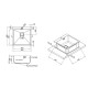 Кухонна мийка Qtap DK5050BL 2.7 / 1.0 мм Black (QTDK5050BLPVD2710)