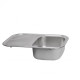 Кухонна мийка Qtap 7448 0,8 мм Satin (QT7448SAT08)