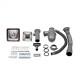 Кухонна мийка Qtap DK6845R 3.0 / 1.2 мм Satin + сушарка + дозатор для миючого засобу