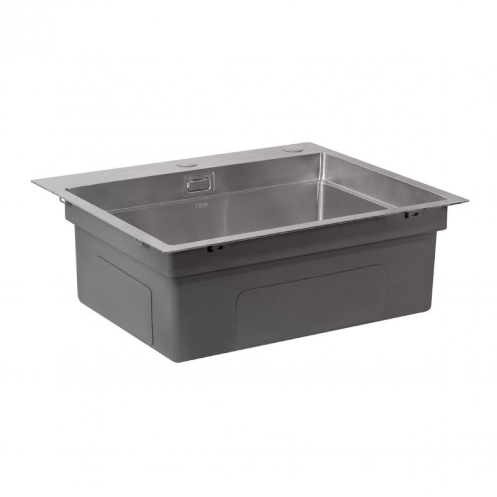 Кухонна мийка Qtap DH6050 3.0 / 1.2 мм Satin + сушарка + дозатор для миючого засобу