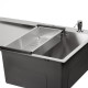 Кухонна мийка Qtap DK7850R 3.0 / 1.2 мм Satin + сушарка + дозатор для миючого засобу