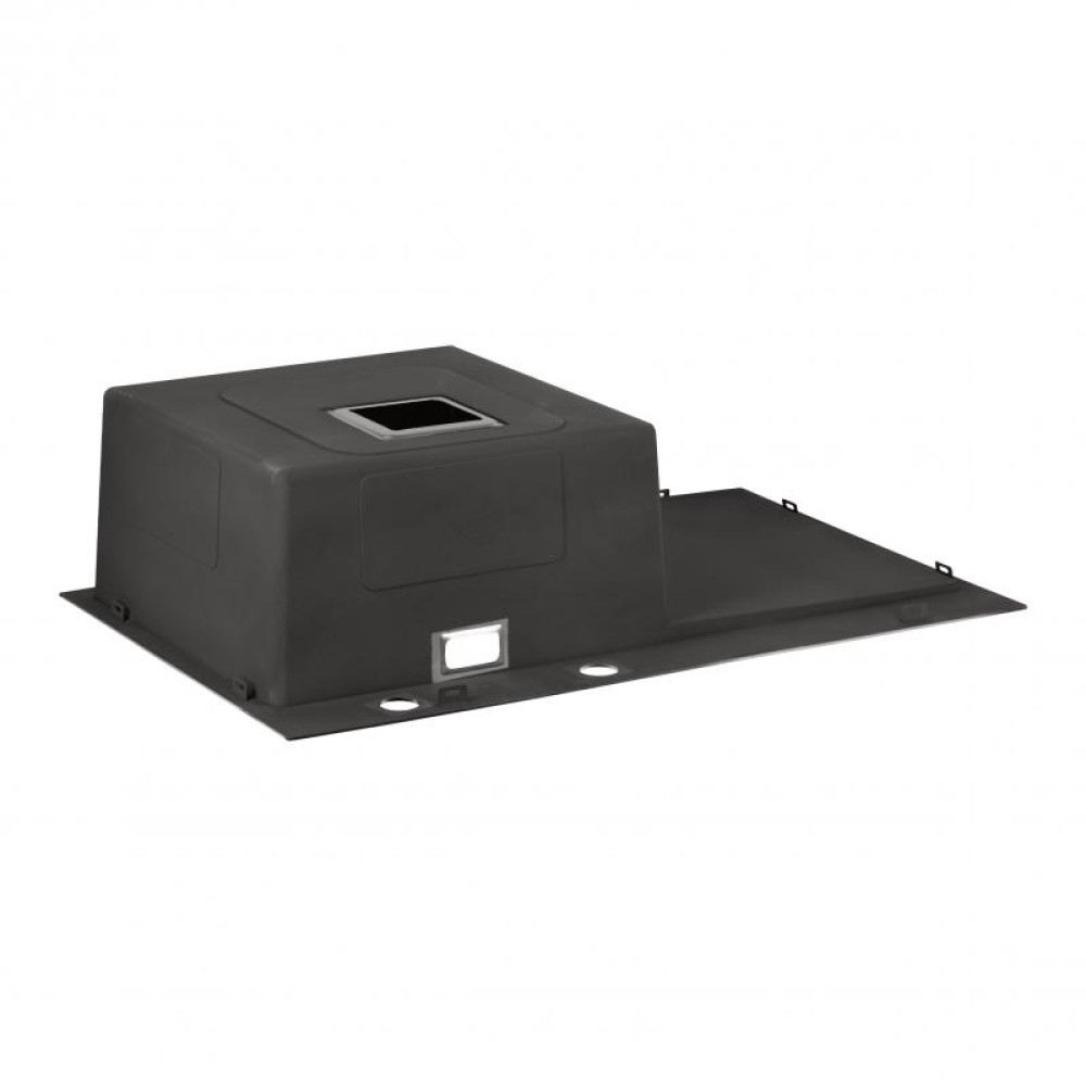 Кухонна мийка Qtap DK6845L 3.0 / 1.2 мм Satin + сушарка + дозатор для миючого засобу