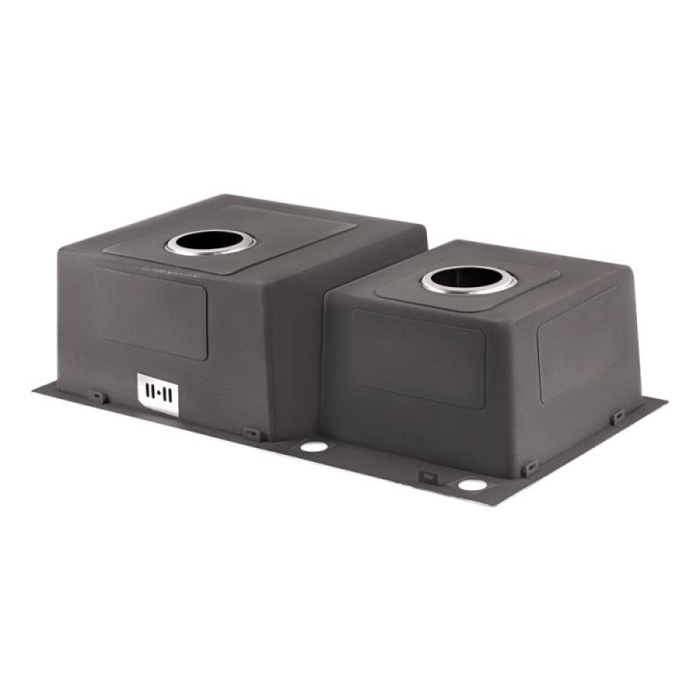 Кухонна мийка Qtap S7843 2.7 / 1.0 мм Satin + змішувач + сушарка + дозатор для миючого засобу