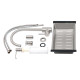 Кухонна мийка Qtap S7843 2.7 / 1.0 мм Satin + змішувач + сушарка + дозатор для миючого засобу