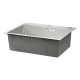 Кухонна мийка Qtap D6045 2.7 / 1.0 мм Satin + змішувач + сушарка + дозатор для миючого засобу