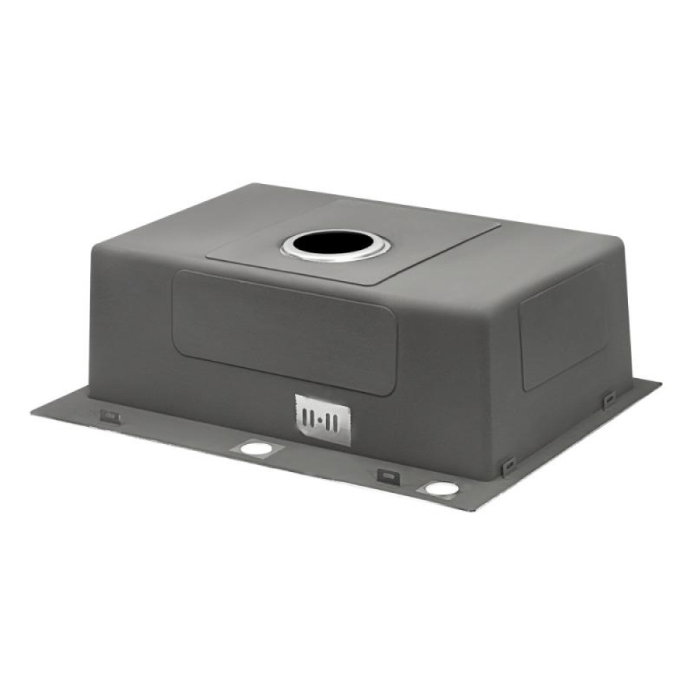 Кухонна мийка Qtap D6045 2.7 / 1.0 мм Satin + змішувач + сушарка + дозатор для миючого засобу