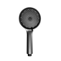 Лійка для ручного душу Qtap Rucni 120 мм округла QTRUCA120R3GRP Graphite