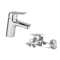 Набор смесителей Qtap 2 в 1 Pivonka (QTTENCRM001+QTPIV3013102DC) 45442
