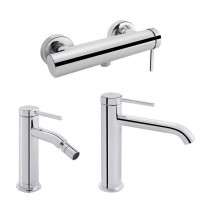Набор смесителей Qtap 3 в 1 Robin M (QTROB1060M102C + QTROB4060102C + QTROB2060102C) 45734