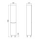 Пенал підлоговий Qtap Scorpio 350х1900х300 White QT1475PN1901RW