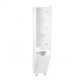 Пенал підлоговий Qtap Scorpio 350х1900х300 White з кошиком для білизни QT1475PN1901KRW