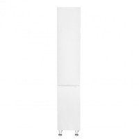 Пенал напольный Qtap Scorpio 350х1900х300 White с корзиной для белья QT1475PN1901KRW