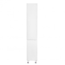 Пенал напольный Qtap Scorpio 350х1900х300 White с корзиной для белья QT1475PN1901KRW