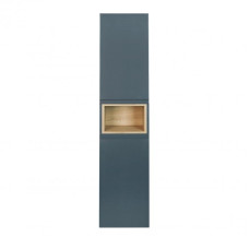 Пенал подвесной Qtap Robin 350х1650х316 Graphite/Whitish oak QT1376PP1652RGWO