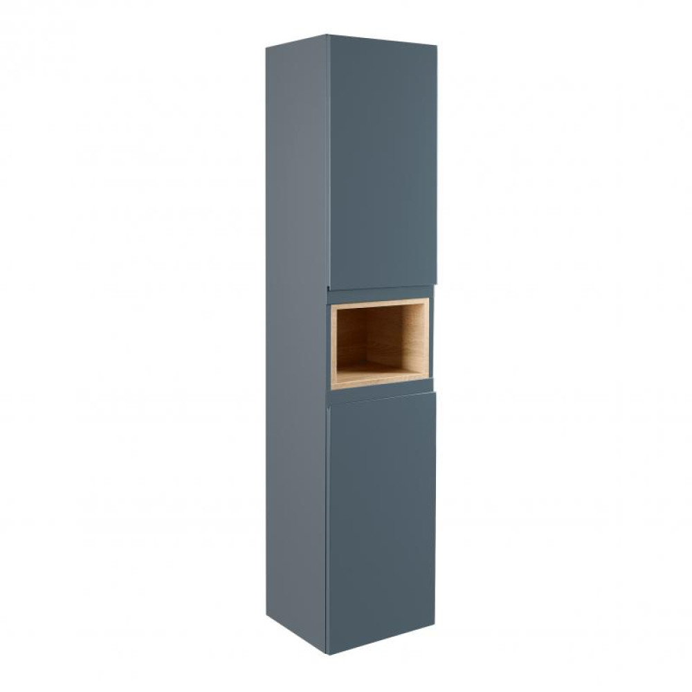 Пенал підвісний Qtap Robin N 350х1650х316 Graphite / Whitish oak QT1376PP16520RGWO