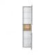 Пенал підвісний Qtap Robin N 350х1650х316 Graphite / Whitish oak QT1376PP16520RGWO