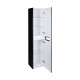 Пенал підвісний Qtap Virgo 350х1600х316 Black / White QT1876PP1652RBW