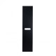 Пенал підвісний Qtap Virgo Black/White з кошиком для білизни QT1876PP1652KRBW