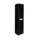 Пенал підвісний Qtap Virgo Black/White з кошиком для білизни QT1876PP1652KRBW