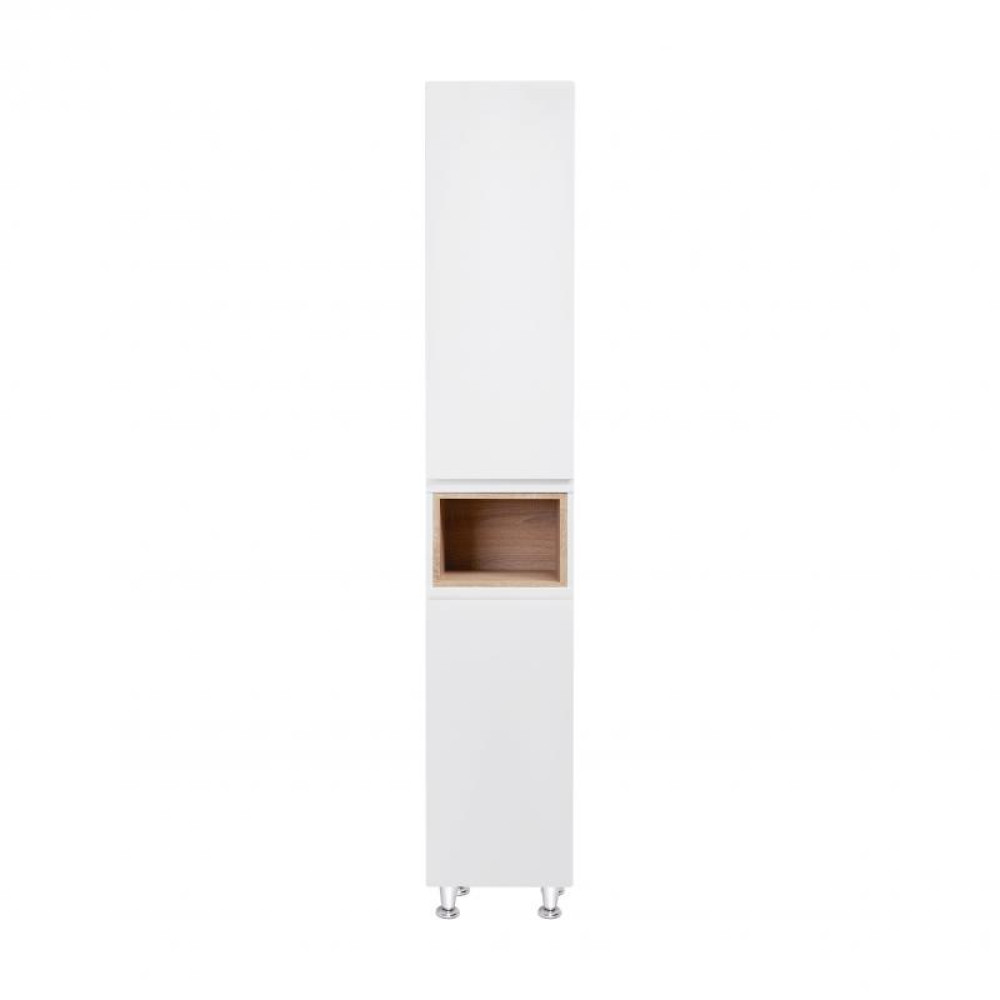 Пенал підлоговий Qtap Robin White/Whitish oak QT1376PN1651RWWO
