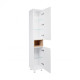 Пенал підлоговий Qtap Robin White/Whitish oak QT1376PN1651RWWO