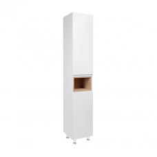 Пенал напольный Qtap Robin White/Whitish oak QT1376PN1651RWWO