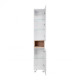 Пенал підлоговий Qtap Robin White/Whitish oak QT1376PN1651RWWO