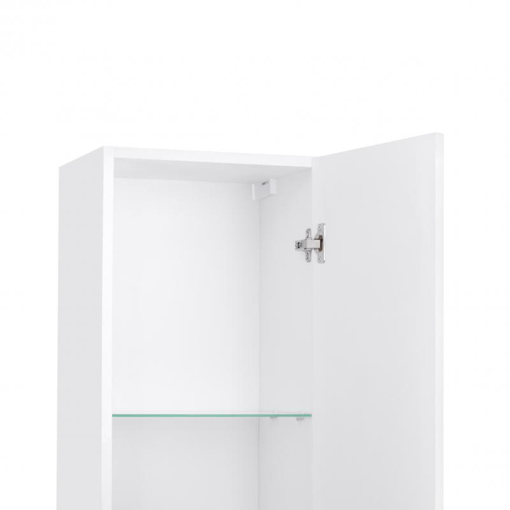 Пенал підлоговий Qtap Robin White/Whitish oak QT1376PN1651RWWO