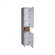 Пенал підлоговий Qtap Robin Graphite/Whitish oak QT1376PN1652RGWO