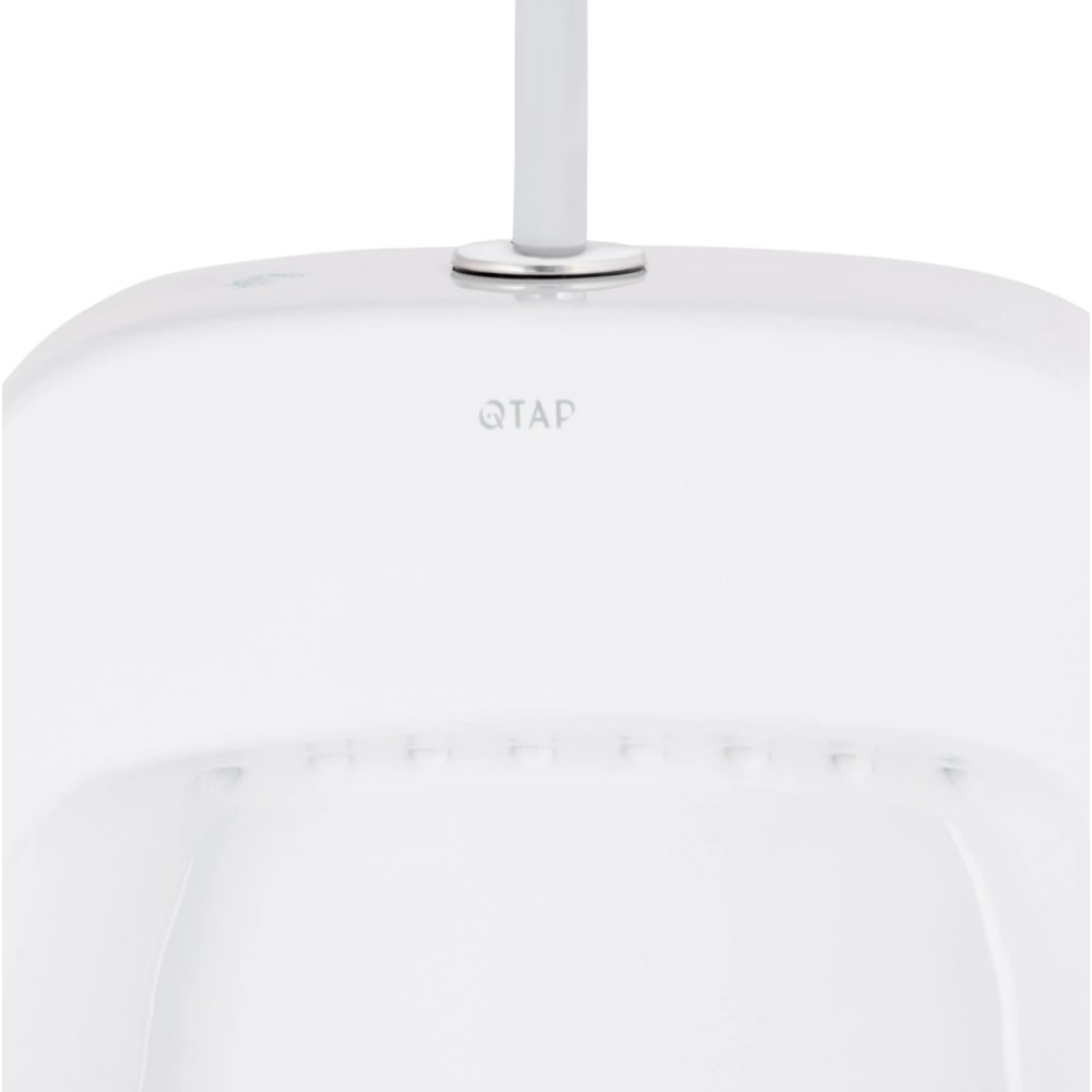 Писсуар подвесной Qtap Crow White с краном-дозатором QT0588112HW